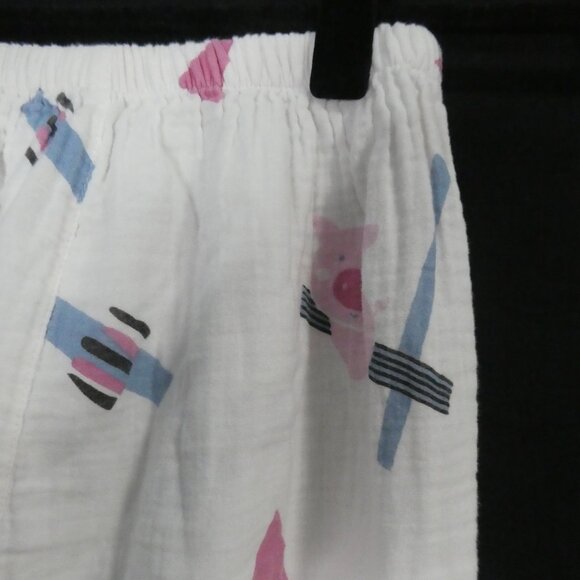 Unbranded | medium | Geometric & Pink Pig Patterned Lounge / Pajama Pants - Picture 12 of 16